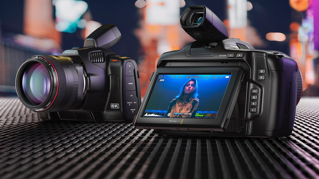 Blackmagic Pocket Cinema Camera 6K Pro. Image: Blackmagic Design.